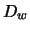 $ D_w$